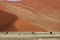 Springboks in front of red desert dunes of Namibia