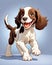 Springer Spaniel setter puppy dog cartoon character