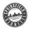 Springfield Illinois USA Stamp Logo Icon Symbol Design Skyline City.