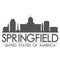 Springfield Skyline Symbol Design City Vector Art