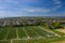 Springtime aerial photo of Ferring Village