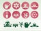 Springtime Garden Icons