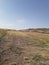 Springtime scenic landscape backroads Cheyenne Wyoming