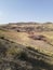 Springtime scenic landscape backroads Cheyenne Wyoming