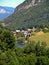 Springtime Serenity: Vue Lake and Bauges Mountains, Savoie, France