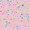 Sprinkle Cupcake Topping. Seamless Pattern