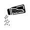sprinkle pepper glyph icon vector illustration