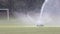 Sprinkler Watering Football Pitch