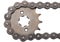 Sprocket and chain