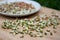 Sprouted seeds of cereals, lentils, mung beans