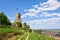 Spur castle ruin called Wachtenburg in Wachenheim in Rhineland-Palatinate