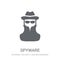 Spyware icon. Trendy Spyware logo concept on white background fr