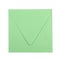 Sqaure shaped paper envelope isolated