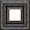 Square antique metallic frame