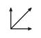 Square area icon. Coordinate axes sign. Coordinate system Flat math graph icon. Measuring land area. Place dimension