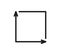 Square area icon. Coordinate axes sign. Coordinate system. Flat math graph icon. Measuring land area. Place dimension