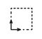 Square area icon. Coordinate axes sign. Coordinate system Flat math graph icon. Measuring land area. Place dimension