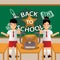 Square back to school banner template design