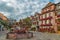 Square in Bergheim, Alsace, France