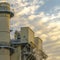 Square Close up of the tower and building with walkway at a Utah Valley Power Plant