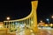 The square with colonnade in Sharm El Sheikh, Egypt