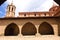 A square of Cristo Rey,Cantavieja,Maestrazgo, Teruel province, Ar
