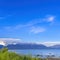 Square crop Picturesque Utah lake shore panorama day light