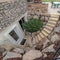 Square crop Steps leading down to a basement apartment