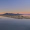 Square crop Sunset over the pans at the Bonnievale Salt Flats