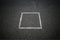 Square cube road marking background