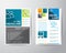 square design template layout for brochure flyer in A4 size, vector eps10