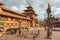 Square durbar in Patan, ancient city in Kathmandu Valley