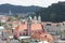 Square evening view, Ljubljana, capital of Slovenia