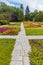 Square fields in Citadel park full of tiny colorful flowers