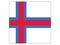 Square Flag of Faroe Islands
