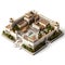 Square form of isometric miniature of Rome