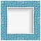 Square frame with cutout lace border pattern