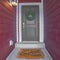 Square frame Entrance door with Home Sweet Home mat