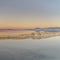 Square frame Panorama view of pans at the Bonnievale Salt Flats