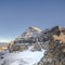 Square frame Snow on the slopes of Mount Timpanogos, Utah