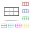 square framed Small grid web icon. Elements in multi colored icons for mobile concept and web apps. Icons for website design and d