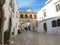 square in front of the cathedral of Ostuni, Puglia, Italy