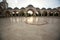 Square in front of the Mosque `Heart of Chechnya`.