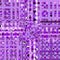 Square glass tile shining violet pattern