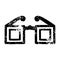 square glasses icon symbol