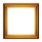 Square gold frame