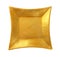 Square gold plate