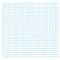 Square grid paper Notebook sheet texture cell template. Vector illustration. Squared blank sheet with blue lines on