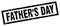 square grunge fathers day stamp