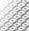 Square Isometric Grey Seamless Pattern